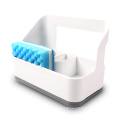 Factory manufacture various kitchen plastic sink caddy sponge holder with drain pan